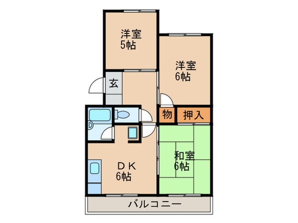 メモリー武供第一の物件間取画像